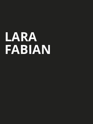 Lara Fabian, NAC Southam Hall, Ottawa