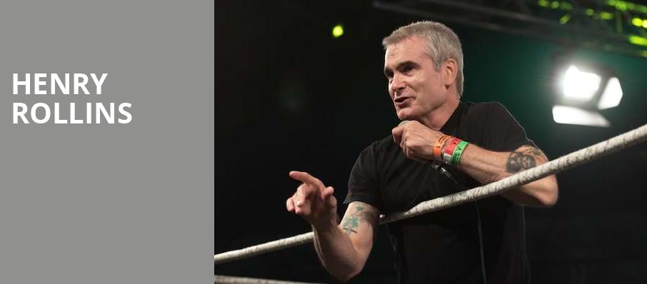 Henry Rollins, Algonquin College Commons Theatre, Ottawa