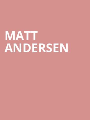 Matt Andersen, NAC Southam Hall, Ottawa